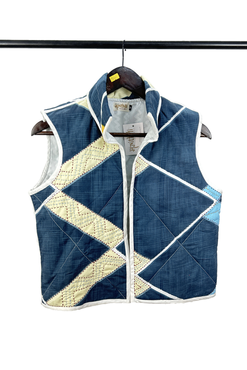  Comfy winter jacket embellish with pattern kantha stich