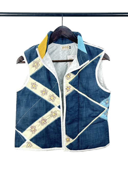  Comfy winter jacket embellish with pattern kantha stich